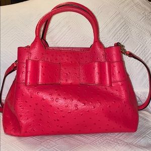 ♠️ Kate Spade Charm City Ostrich Provence Satchel